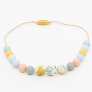 Collier en boules silicone