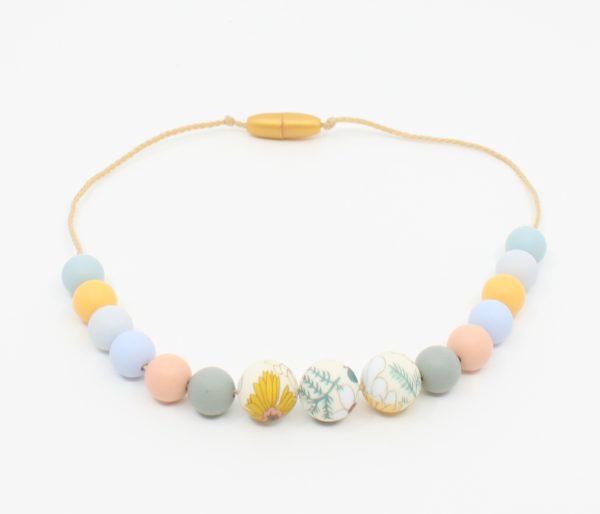 Collier en boules silicone